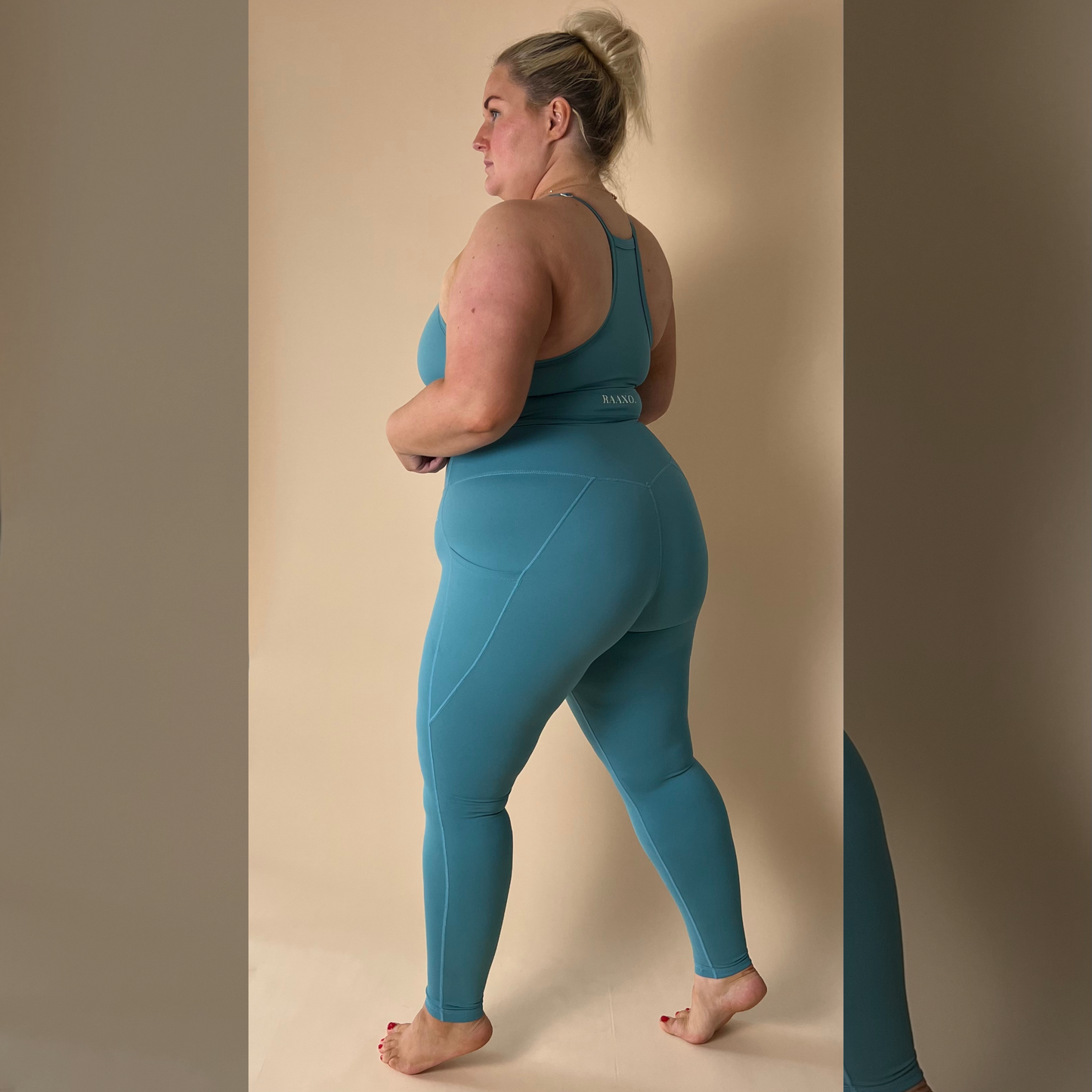 Ocean Teal Full Length Leggings