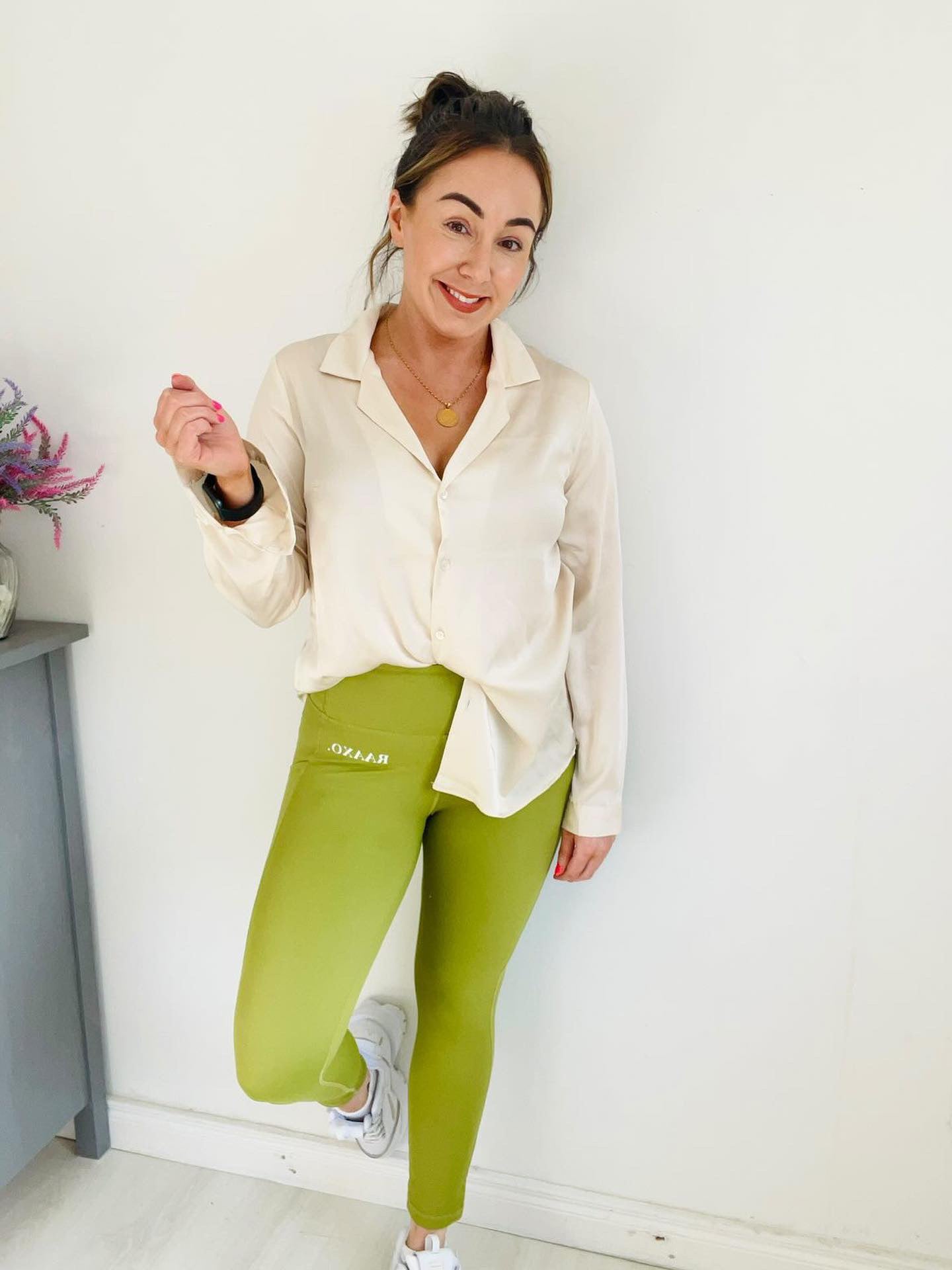 Green apple outlet leggings