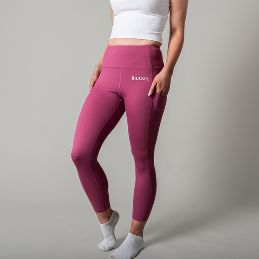 Raspberry 7/8 Leggings